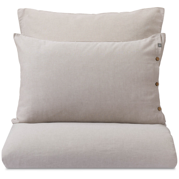 Bettdeckenbezug Tolosa Natur, 50% Leinen & 50% Baumwolle