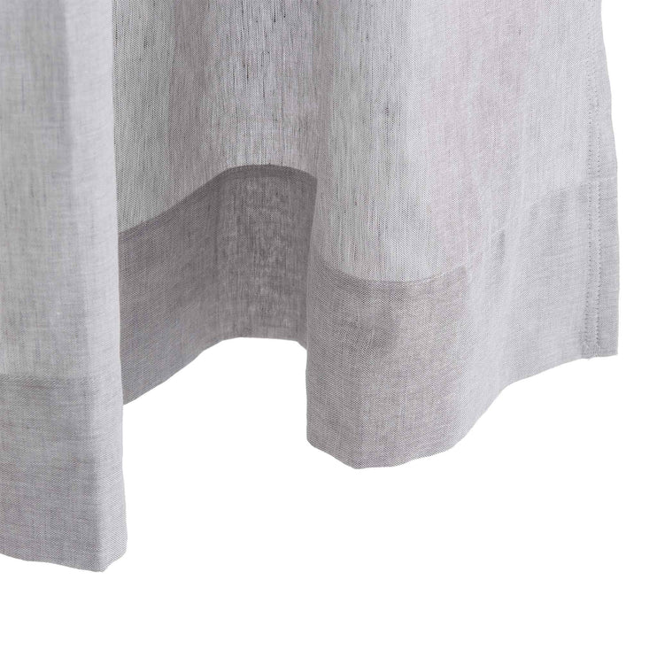 Vorhang-Set Tolosa in Hellgrau aus 50% Leinen & 50% Baumwolle | Entdecken Sie unsere schönsten Wohnaccessoires