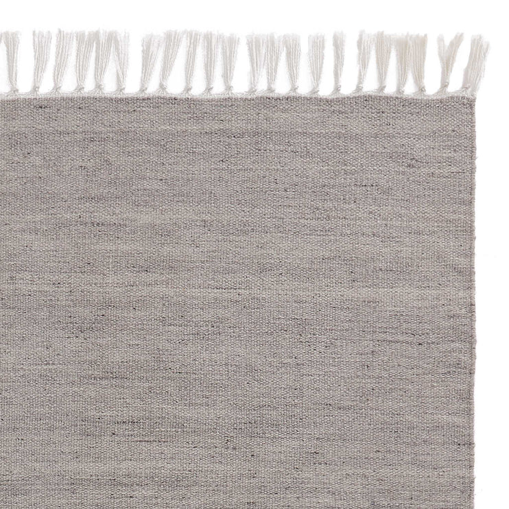 Outdoor-Teppich Udaka Hellgrau-Melange, 100% PET