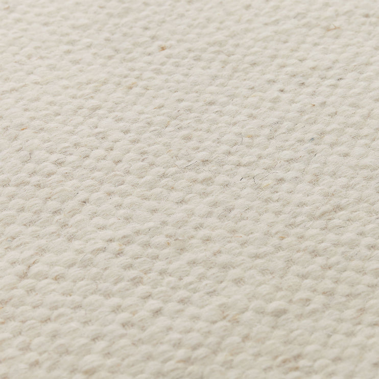 Teppich Udana, Naturweiß, 100% Wolle | Hochwertige Wohnaccessoires