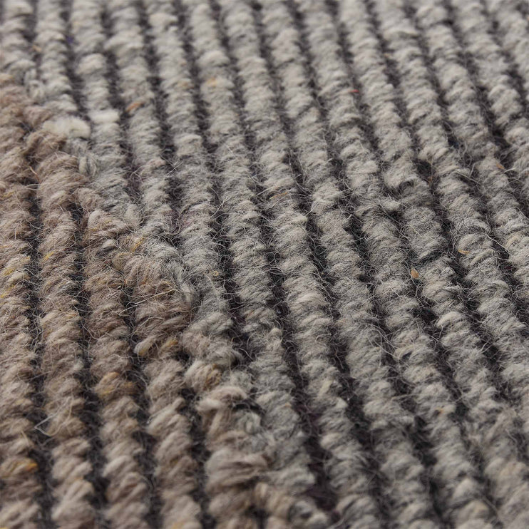 Umari Wollteppich Anthrazit-Melange & Grau-Melange & Graubraun-Melange, 100% Wolle | URBANARA Wollteppiche
