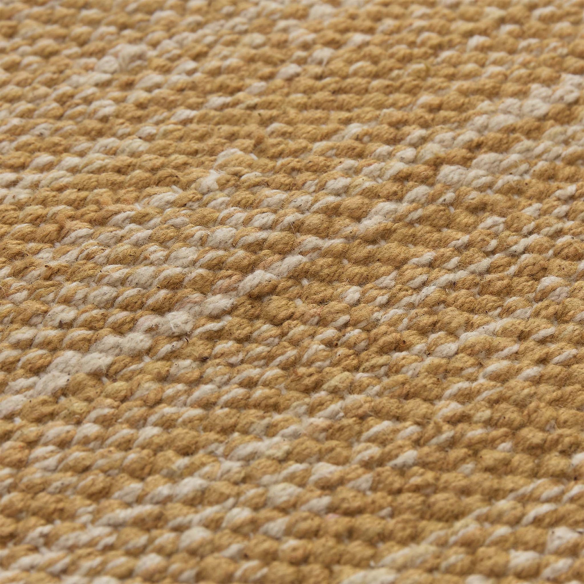 Teppich Una, Ocker, 100% Baumwolle | URBANARA