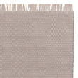Baumwollläufer Upani Sandstein-Melange & Naturweiß, 100% Baumwolle