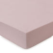 Flanell-Spannbettlaken Vilar Helles Mauve, 100% Bio-Baumwolle