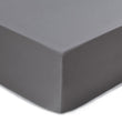 Boxspring-Spannbettlaken Vivy Grau, 100% Baumwolle