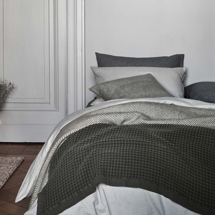 Flanell-Bettwäsche Vilar in Mintgrün | Schöne Ideen für Ihr Zuhause | URBANARA